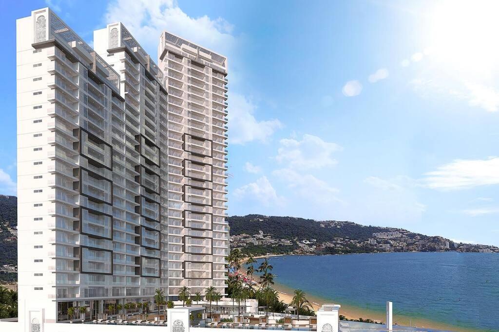 Luxury Apartment In Front Of Acapulco Beach Bagian luar foto